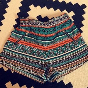 High waisted shorts