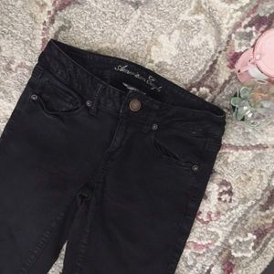 Super Stretch Black Jeans - Short