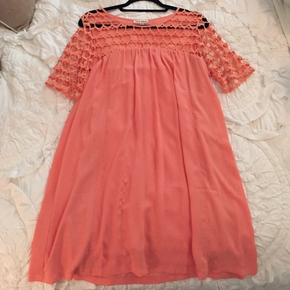 Coral dress