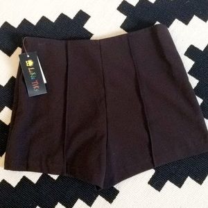 Brown high waisted shorts