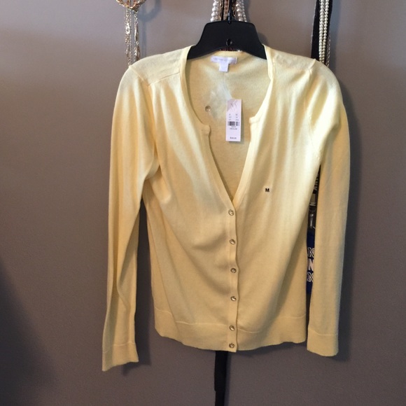 Brand new with tags Ny&co light yellow cardigan