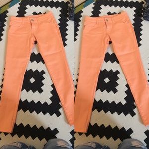Pastel orange pants