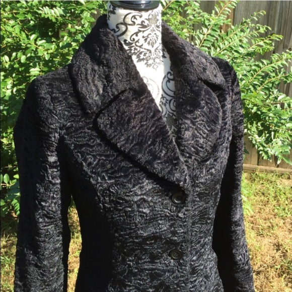 ❄️bebe Luxe Fur Black Coat