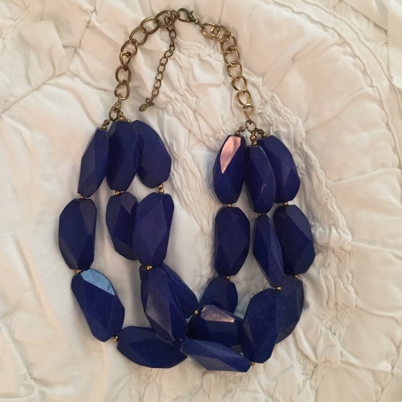 Blue necklace