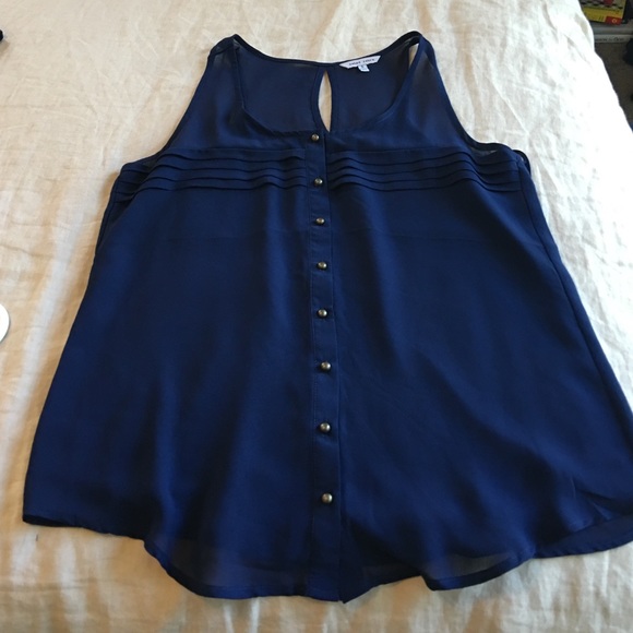 Navy blue tank bought at Nordstrom - Picture 1 of 3