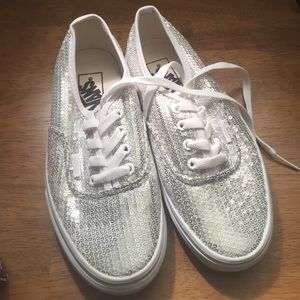 vans authentic glitter dots