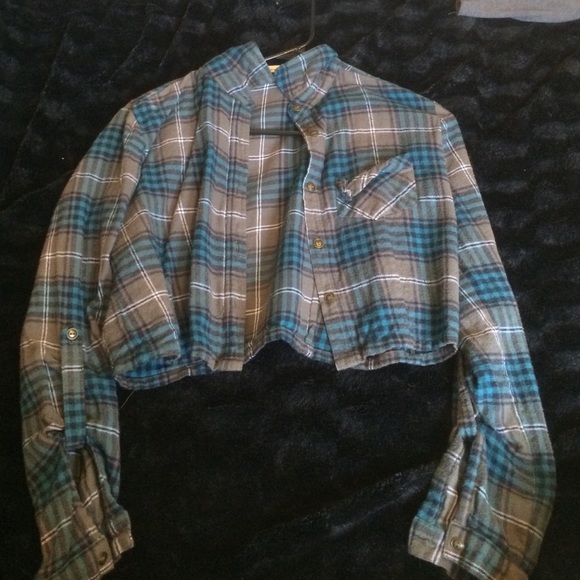 Plaid crop top