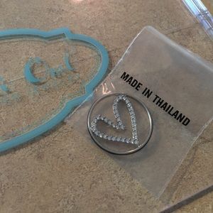 Large Locket Swarovski Plate. NWT