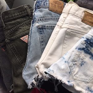 High Waisted Denim Shorts