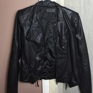 Blank NYC Faux-Leather Moto Jacket