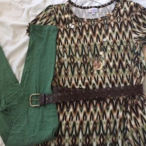 LuLaRoe Carly Dress - Size XS - Leggings Material!