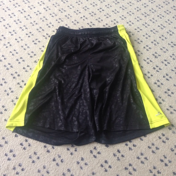 BCG Tru-wick black and yellow shorts men's MED - Picture 1 of 2