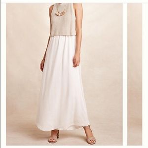 NWT ANTHROPOLOGIE (MOTH) SANDSTONE MAXI