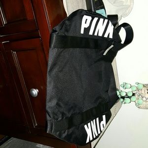 NWT Black Victoria Secret Duffle Bag