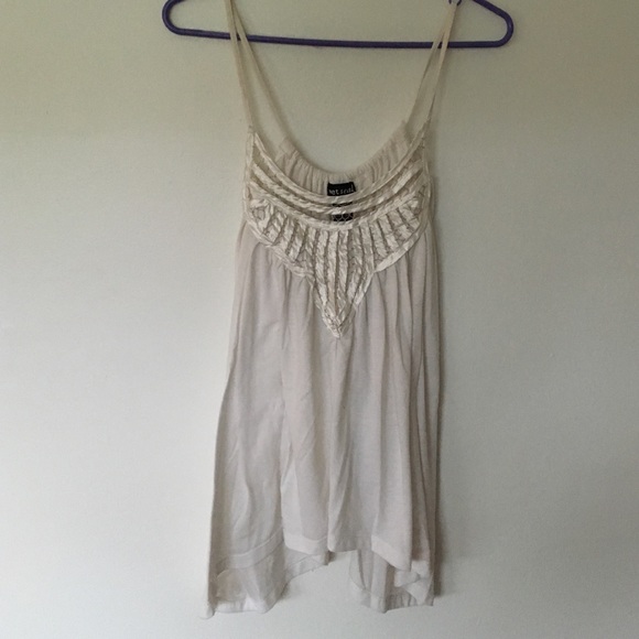 Wet Seal White Tank Top