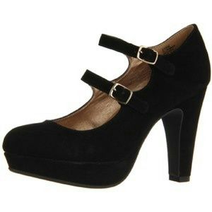 Jellypop Platform Pumps/Mary Jane - Black
