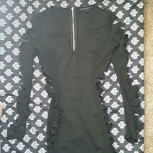 Black cutout dress