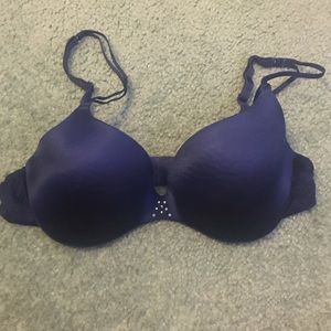 Navy Aerie Hidden Underwire Bra
