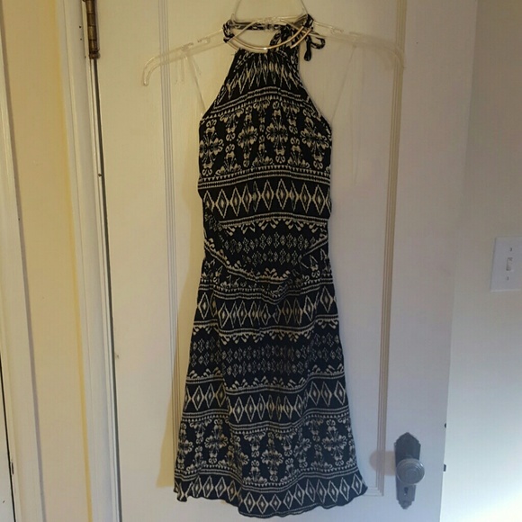New Black open back dress