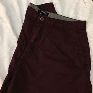 Burnside shorts, maroon