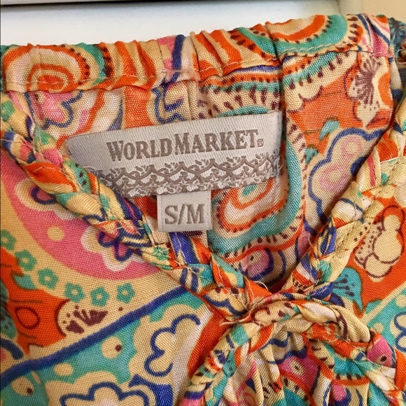 Orange Patterned Maxi - Picture 4 of 4