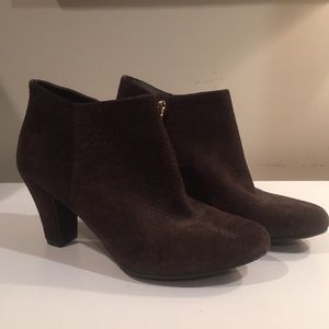 Never worn! BCBGeneration chocolate booties
