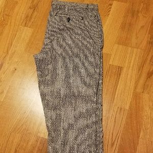 Black and White Slim City Khakis by Gap