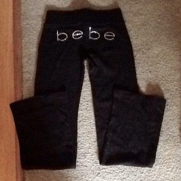 Bebe cotton stretch pants