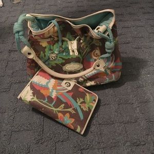 Pocket book and matching wallet