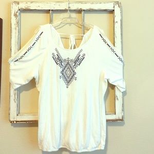Embroidered Tunic top