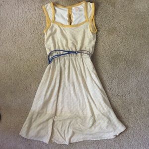 Grey/ yellow Anthropologie Esley dress, Sz small