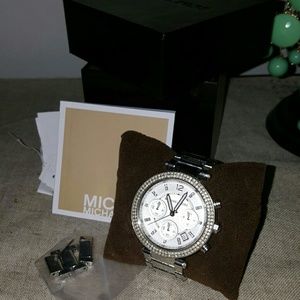 MK  Silver watch