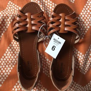 Brown Mossimo sandals