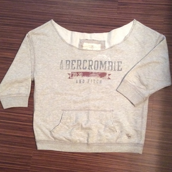 Abercrombie & Fitch Boat Neck Sweatshirt