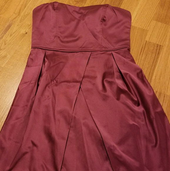 Rose Pink Strapless Dress - Picture 1 of 4