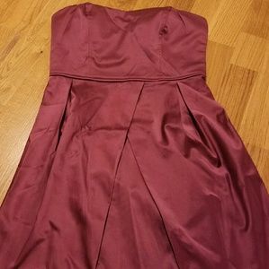 Rose Pink Strapless Dress