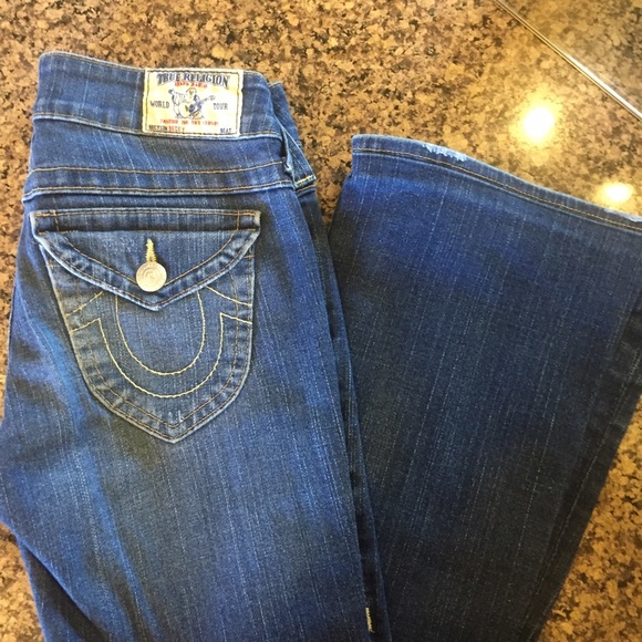 True Religion boot cut jeans.