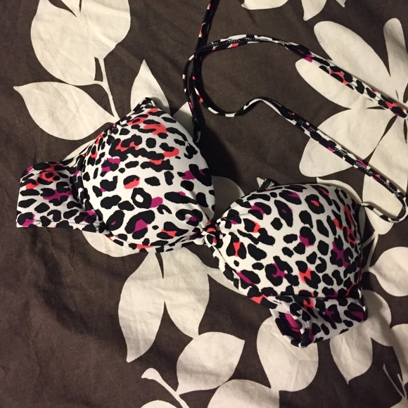 Cheetah print bikini push up top - Picture 1 of 1