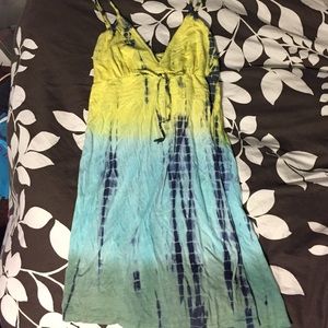 Tye-dye cover up or dress