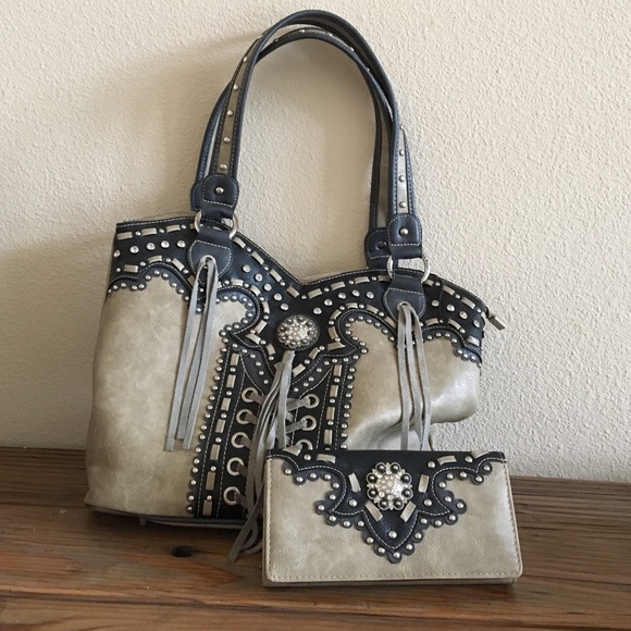 Montana West bag with matching wallet