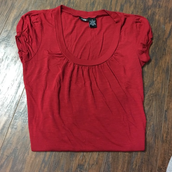 Red blouse