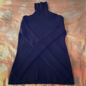 Neiman Marcus Black Cashmere Turtleneck