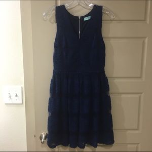Navy Lace Dress