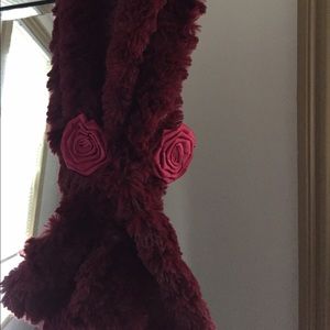 Dennis Basso Pull Through Faux Fur Scarf