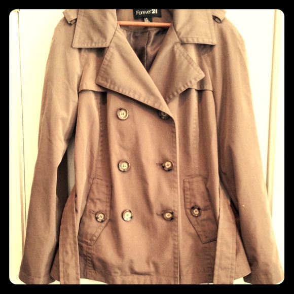 SOLD Forever 21 Trenchcoat Rain Jacket SOLD - Picture 1 of 4