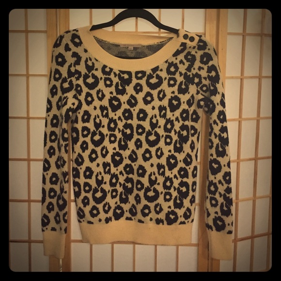 Animal print sweater