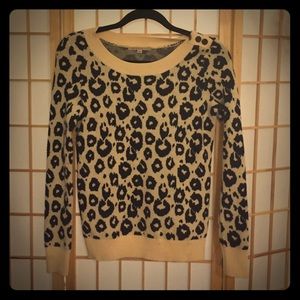 Animal print sweater