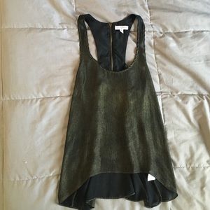 SOLD Cotton On Gold Shimmery Tank