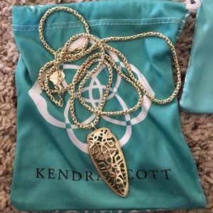 Gold sienna necklace