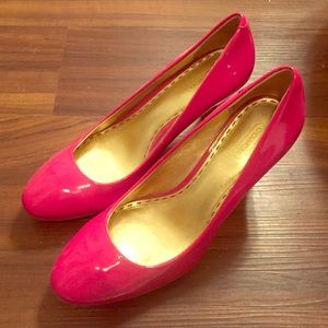 Hot pink Coach pumps